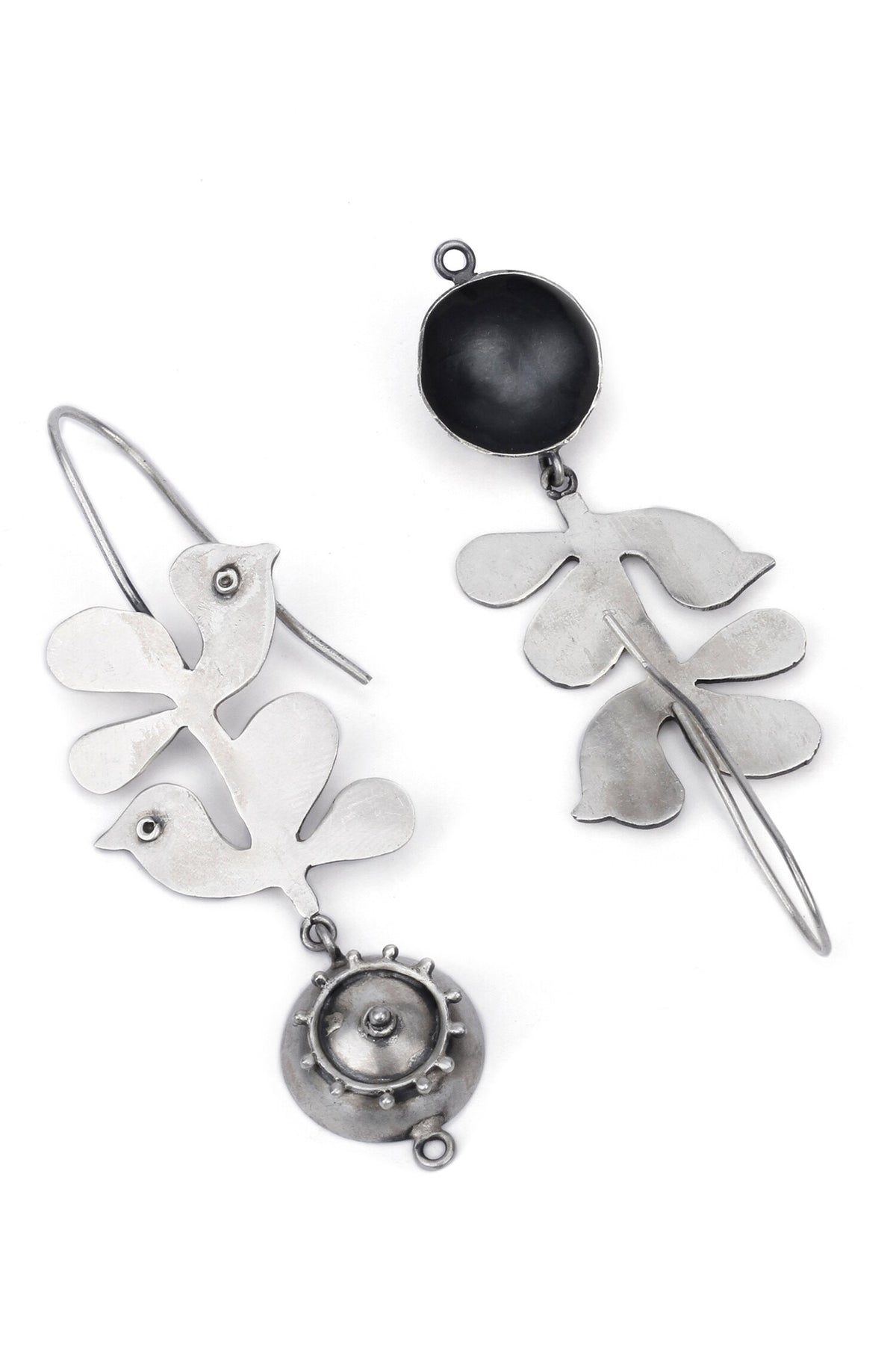 Iris Bird Shaped Dangler Earrings 