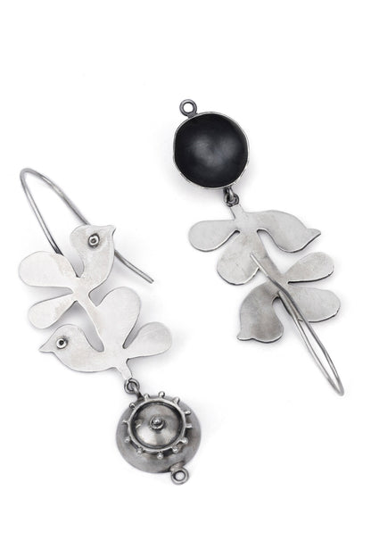 Iris Bird Shaped Dangler Earrings 