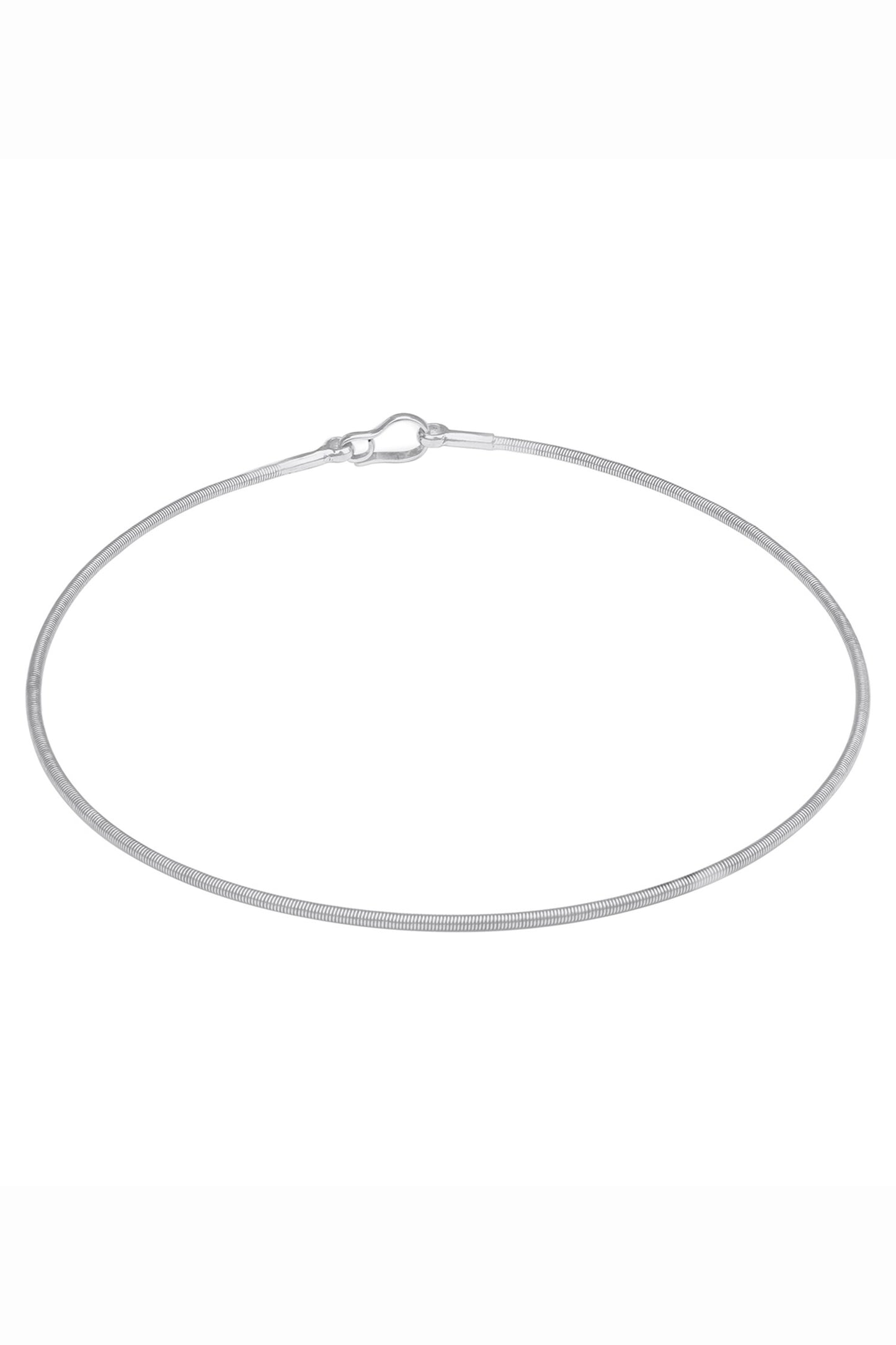 Oxidized Wired Hasli Necklace 