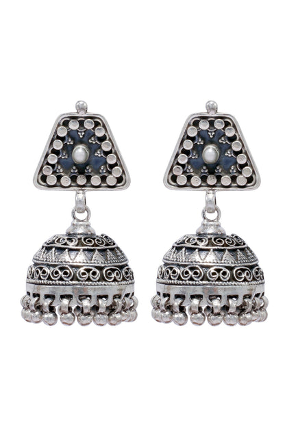 Handcrafted & Carved Jhumkas 