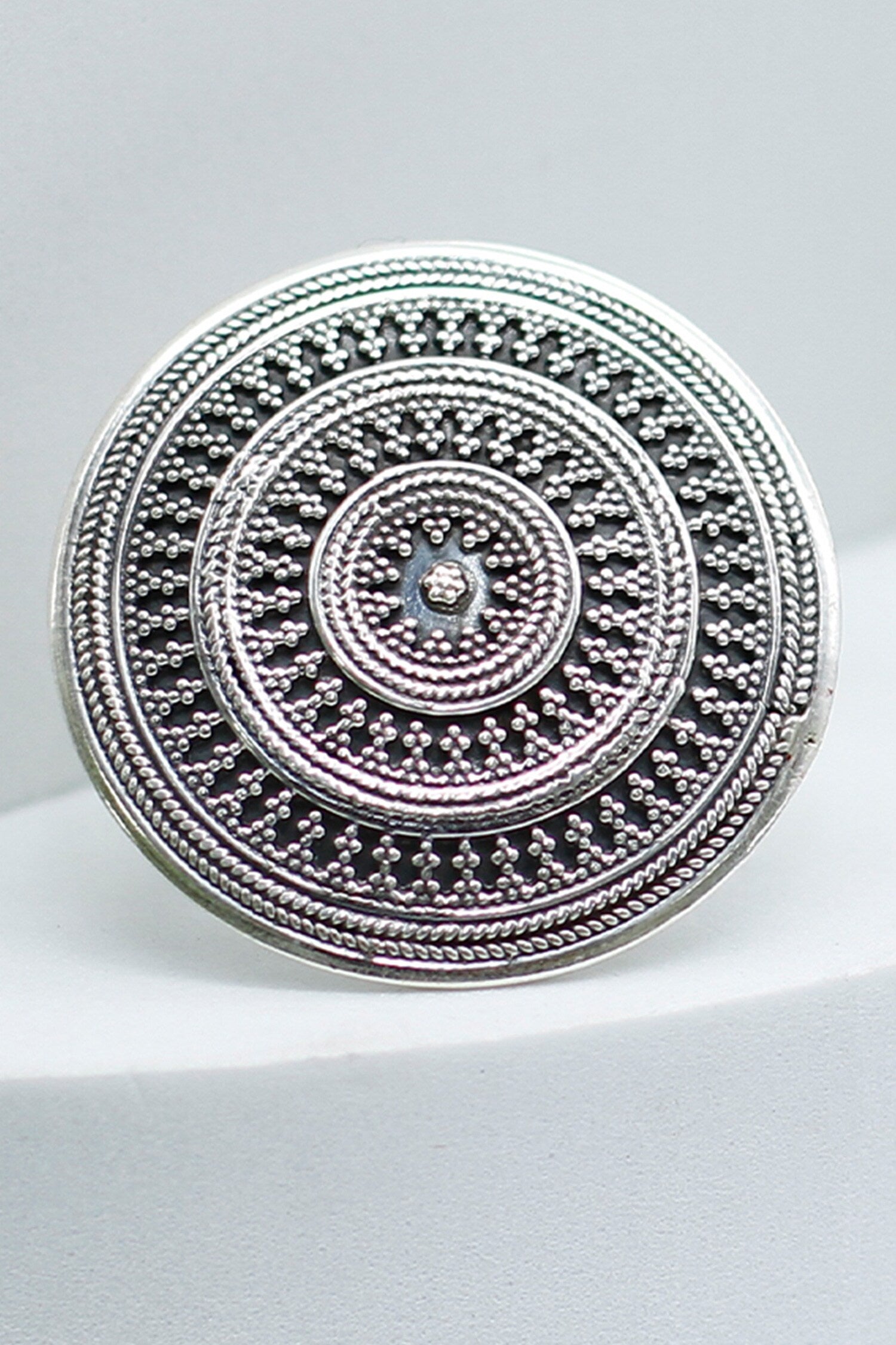Carved Chakra Ring 