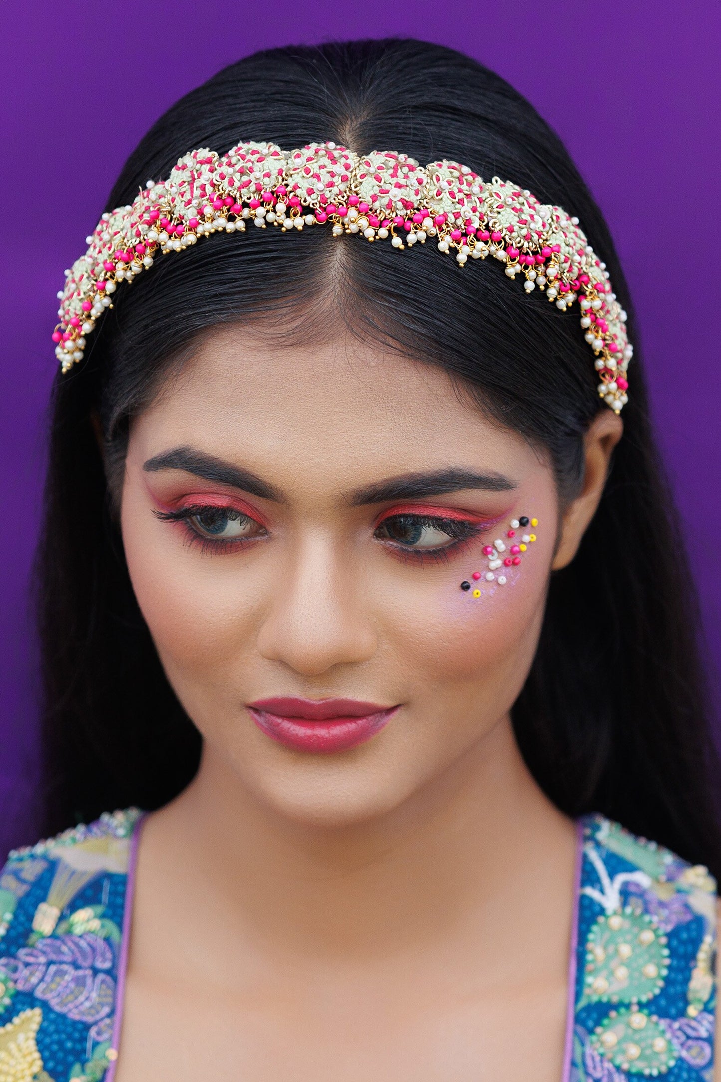Sequin Work Sheeshpatti 