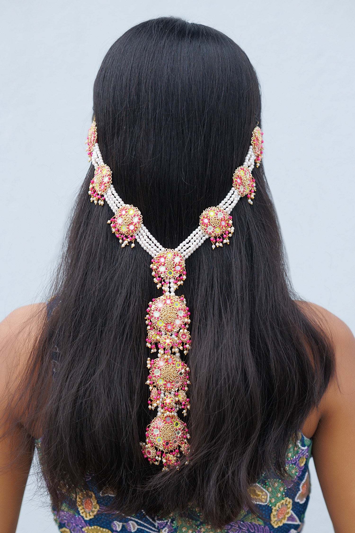 Hiran Sequin Embroidered Hair Jewellery 