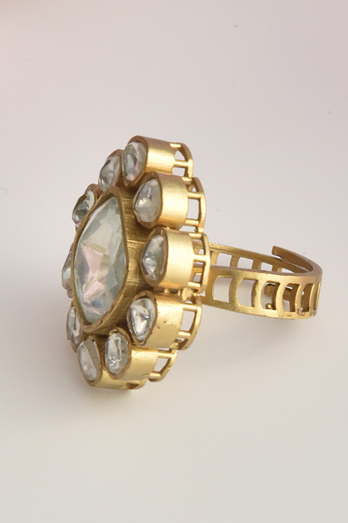 Victorian Polki Embellished Ring 