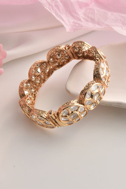 Geometric Cut Work Embellished Kada 
