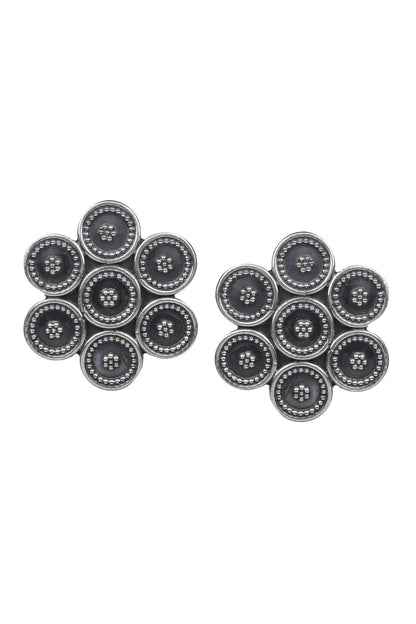 Shanaya Floral Carved Earrings 
