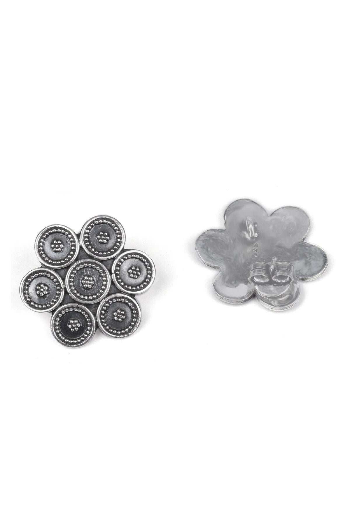 Shanaya Floral Carved Earrings 