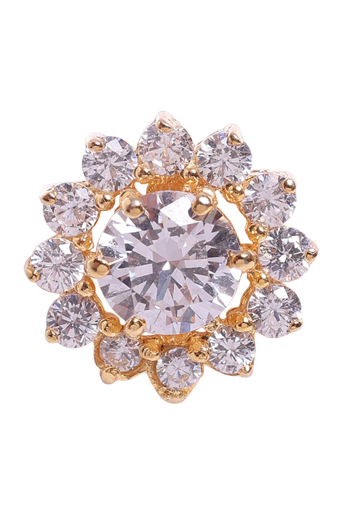 Floret Cubic Zirconia Studs 