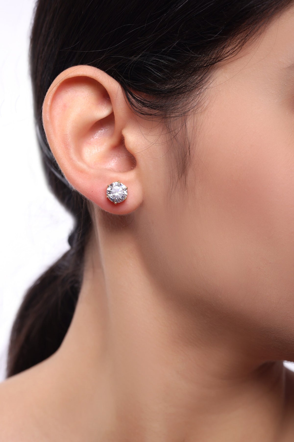 Circlet Cubic Zirconia Studs 