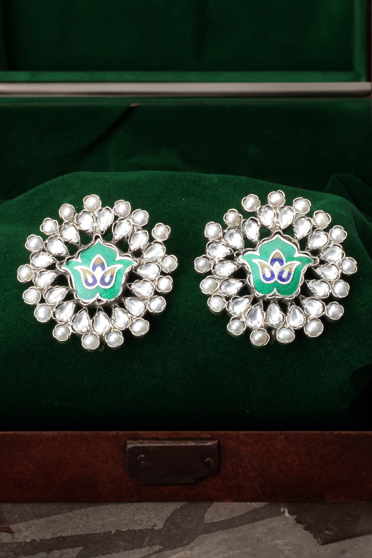 Zara Enamel Earrings 