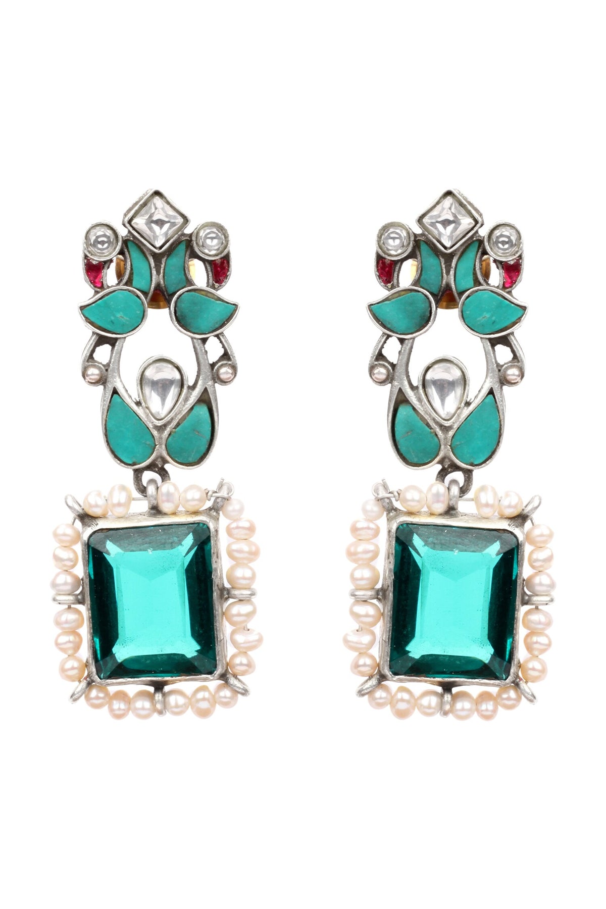 Lina Kundan Studded Earrings 