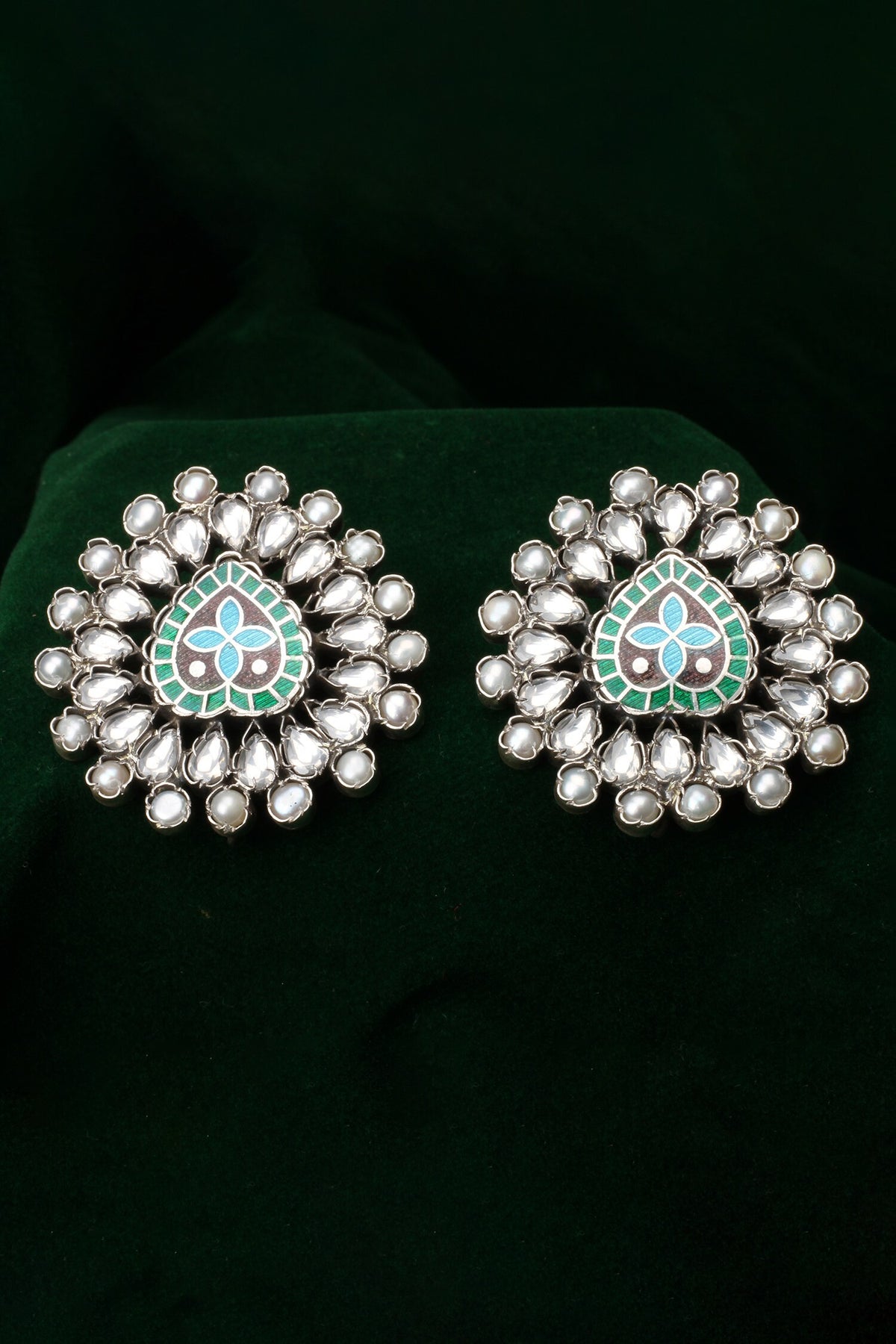 Corelia Oval Shaped Earrings 