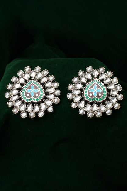 Corelia Oval Shaped Earrings 