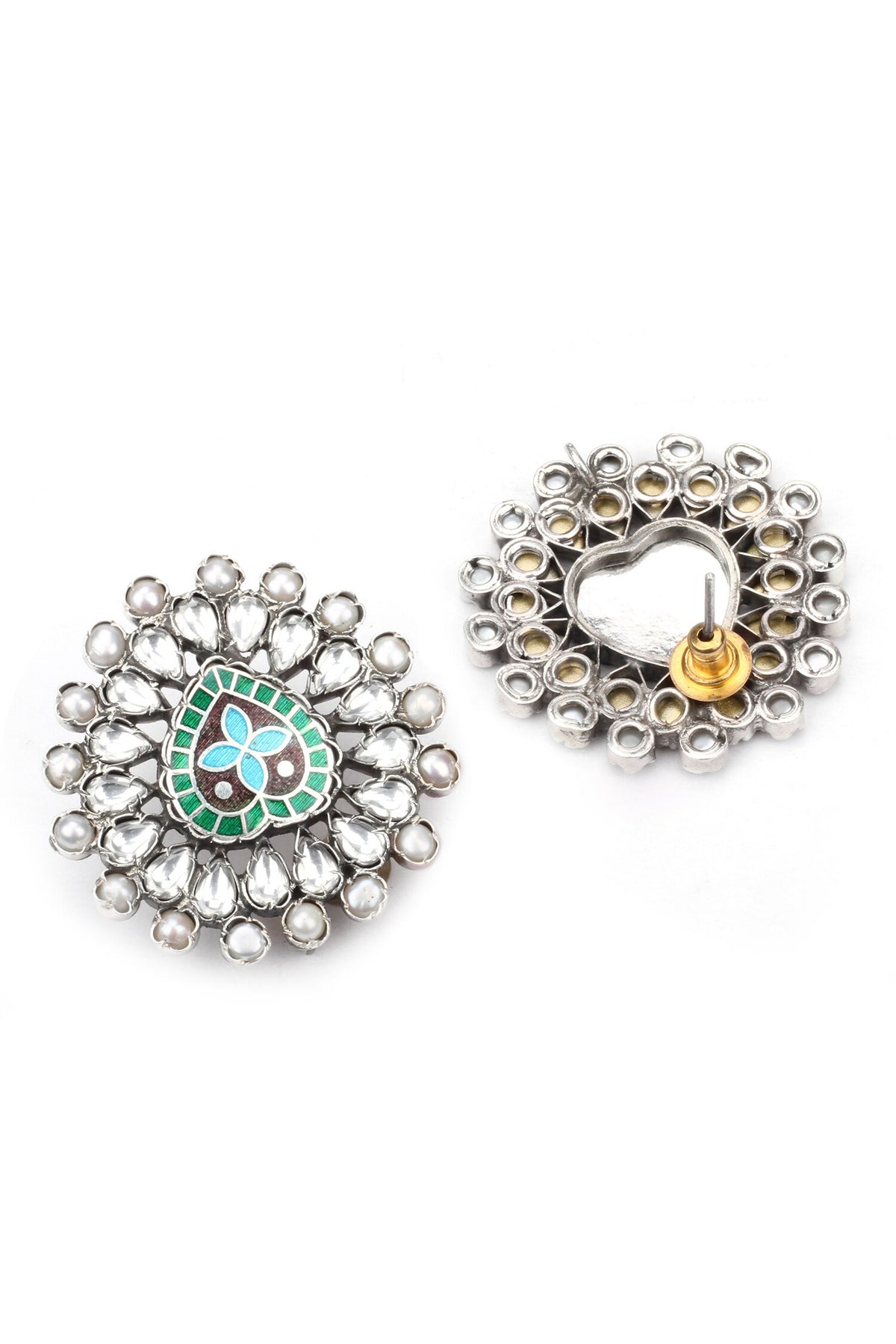 Corelia Oval Shaped Earrings 