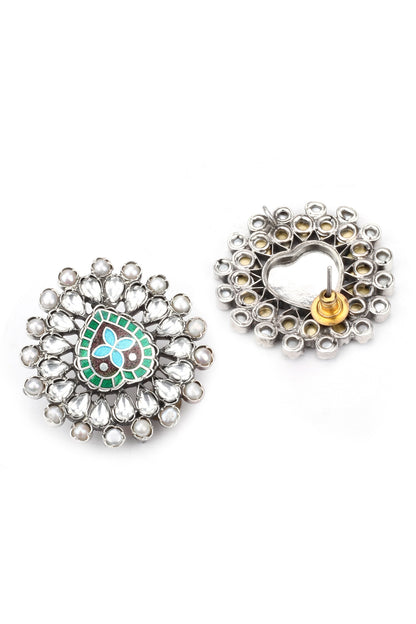 Corelia Oval Shaped Earrings 