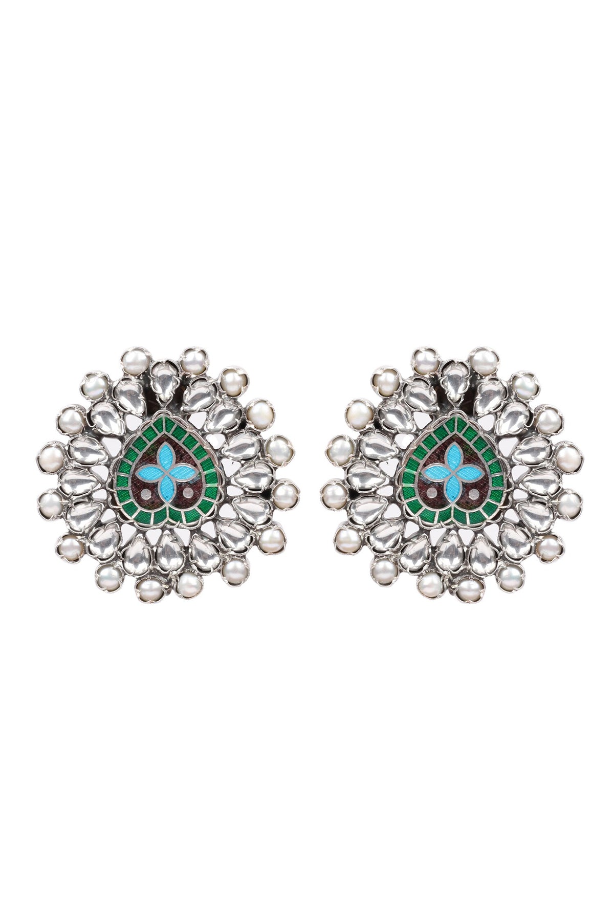 Corelia Oval Shaped Earrings 