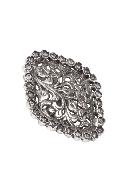 Ritisha Floral Carved Ring 