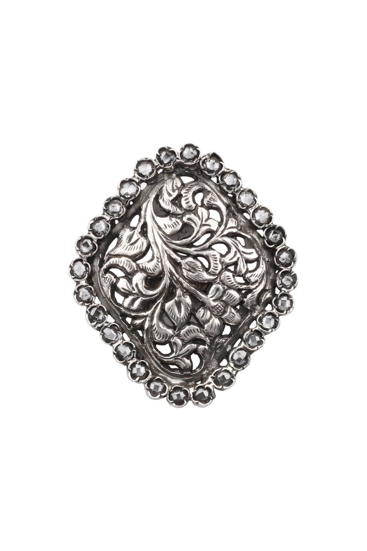 Ritisha Floral Carved Ring 