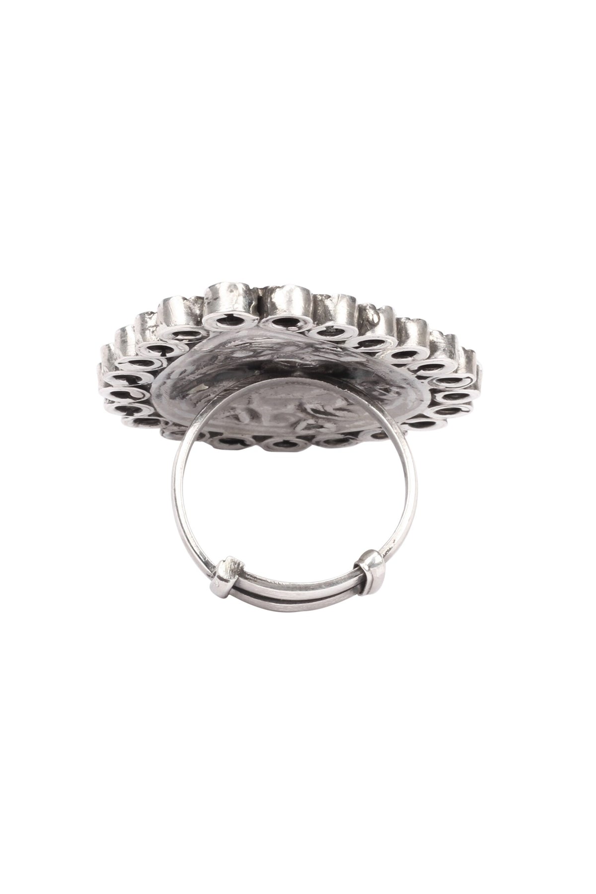 Inaya Tear Drop Carved Ring 
