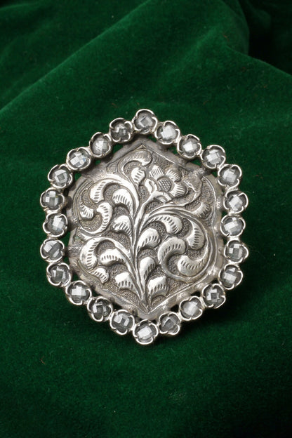Stuti Hexagon Shaped Ring 