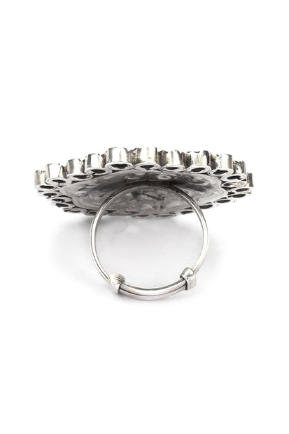 Stuti Hexagon Shaped Ring 
