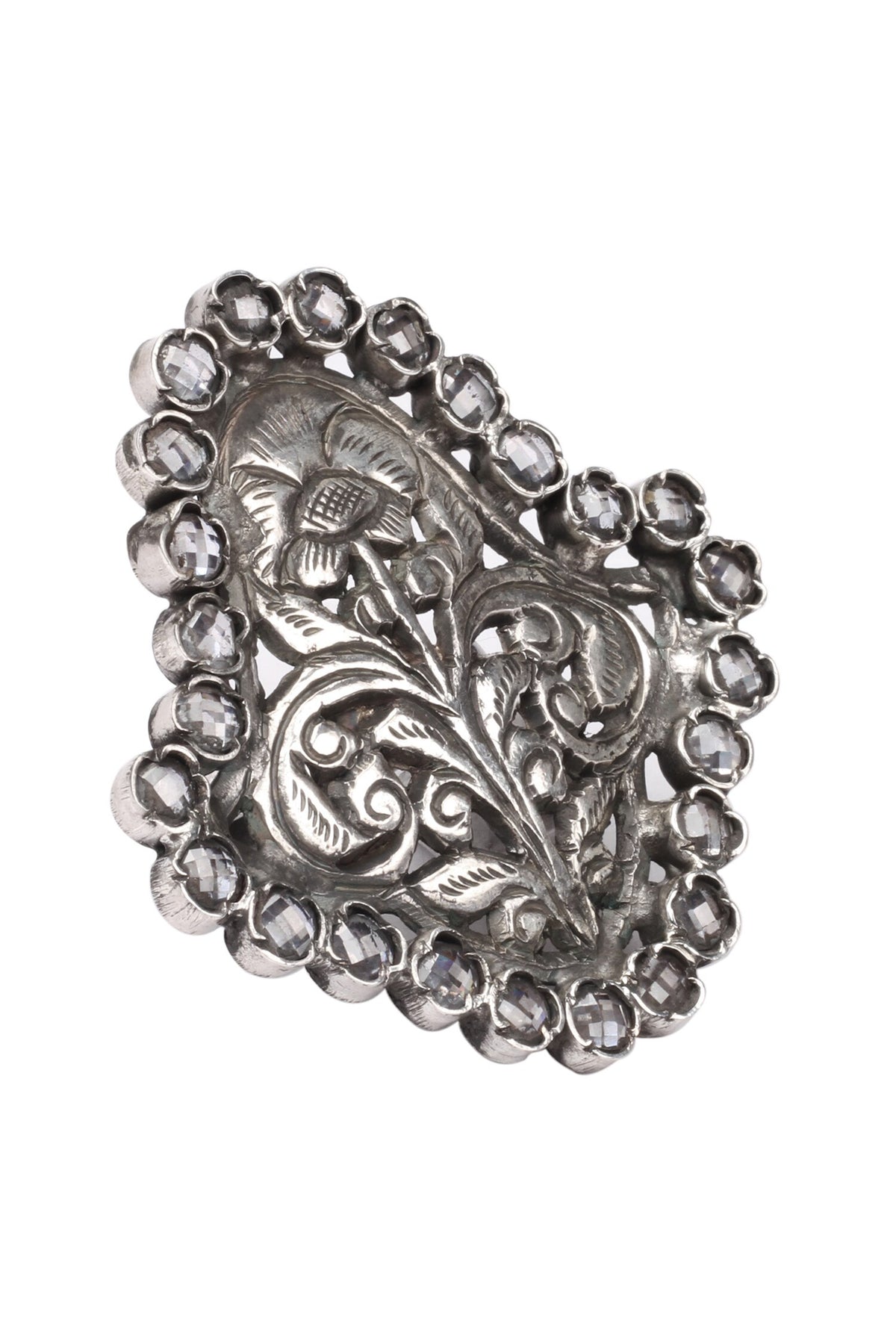 Louise Floral Carved Ring 