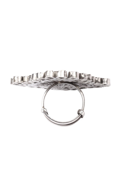 Louise Floral Carved Ring 