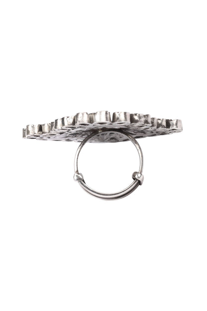 Louise Floral Carved Ring 