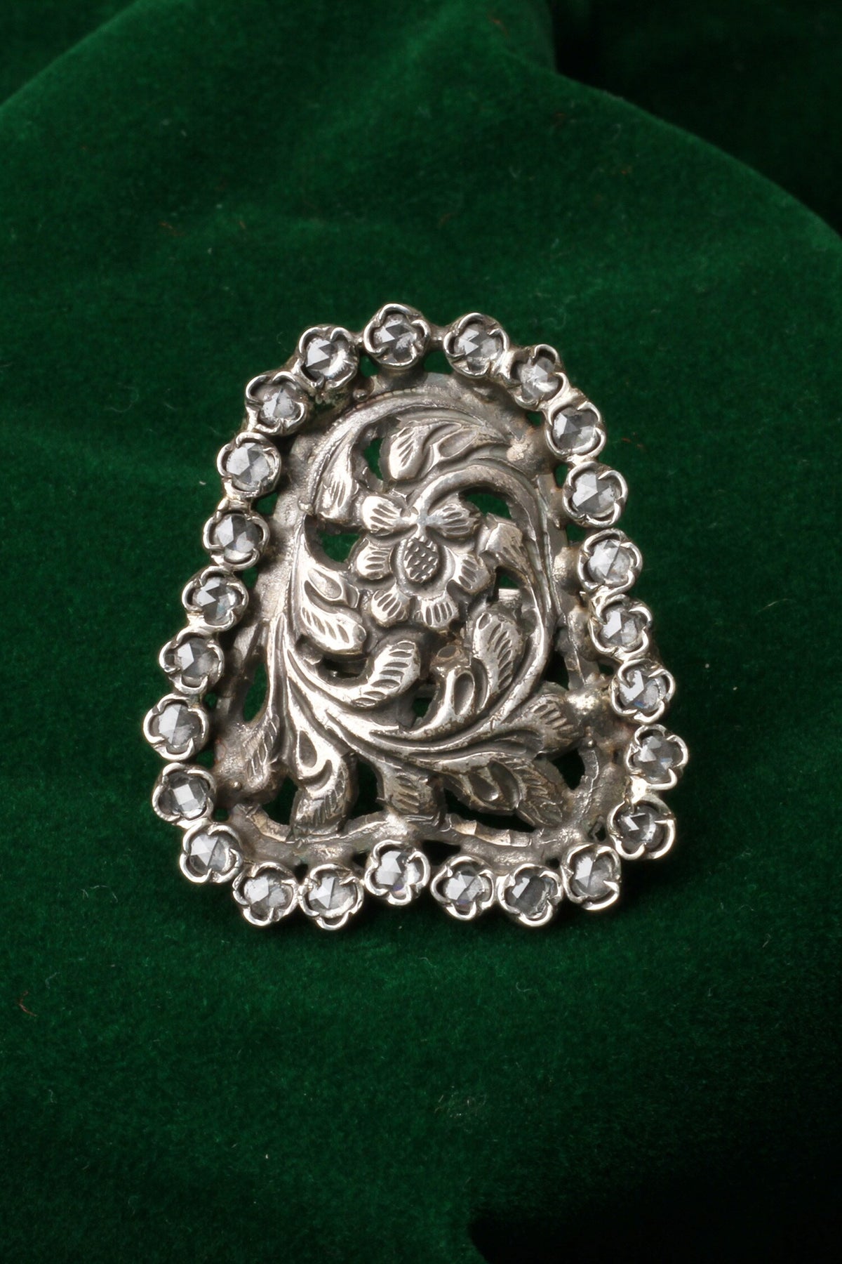 Alina Floral Carved Cutwork Ring 