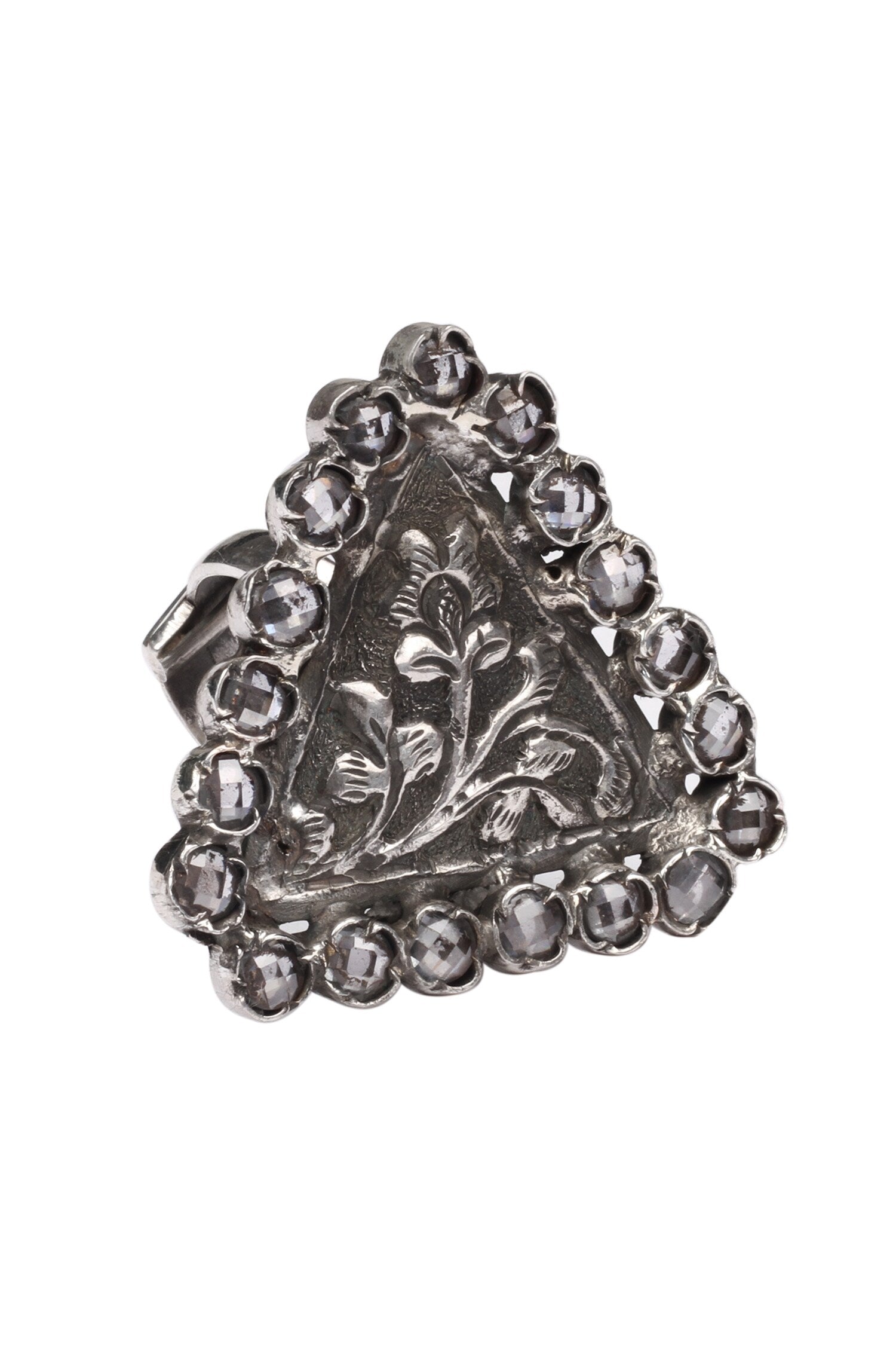 Triangle Engraved Ring 