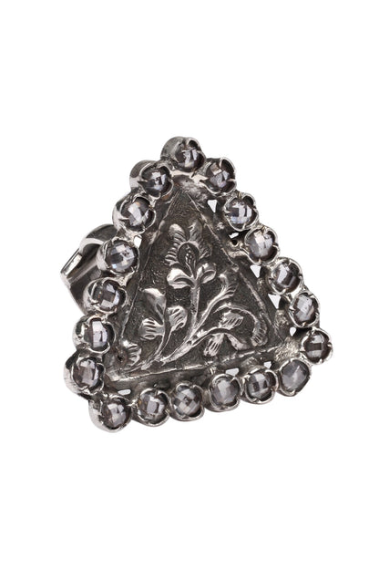 Triangle Engraved Ring 
