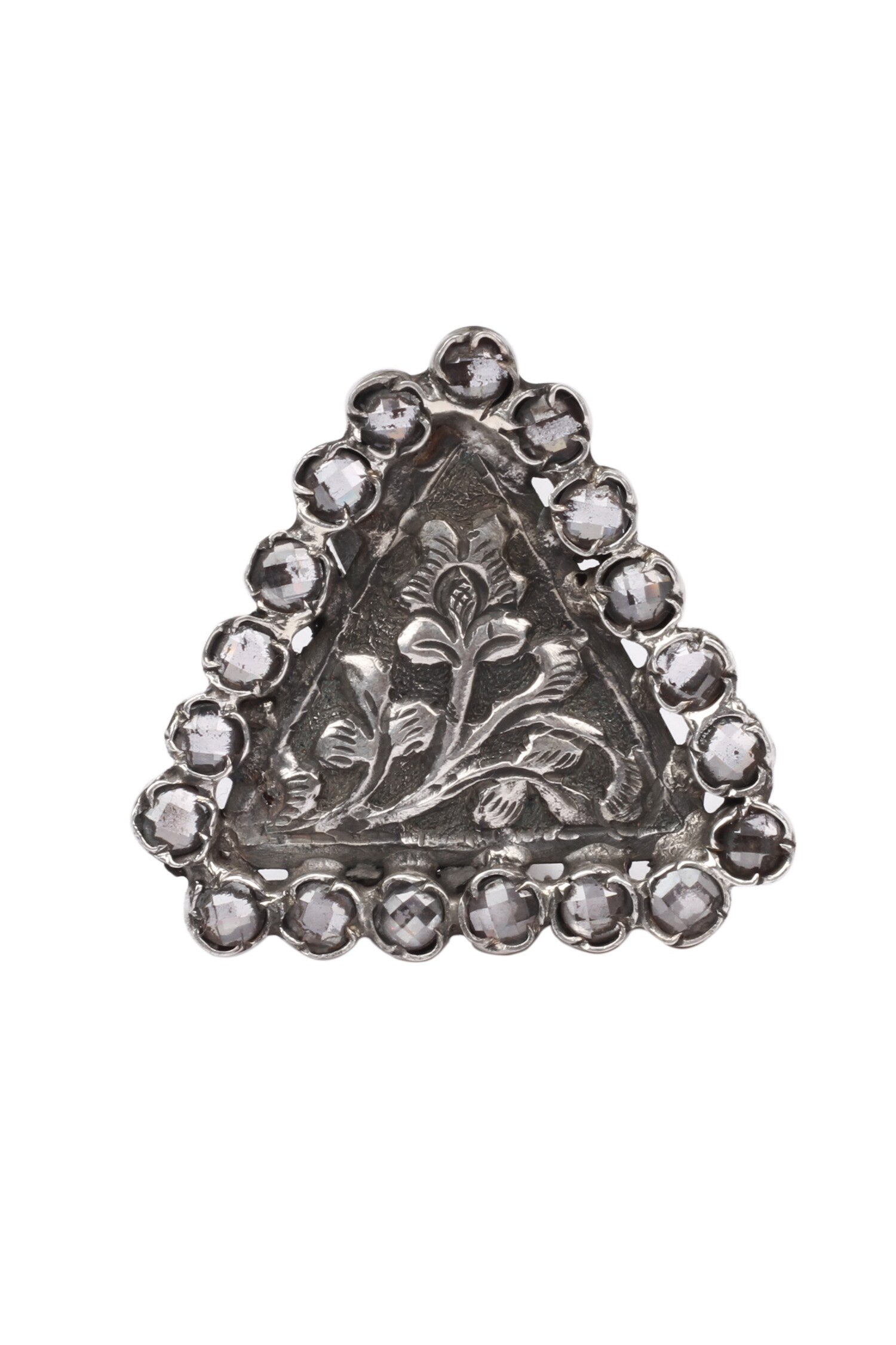 Triangle Engraved Ring 