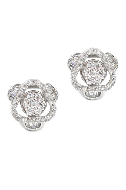 Moonlit Sonata Embellished Stud Earrings 