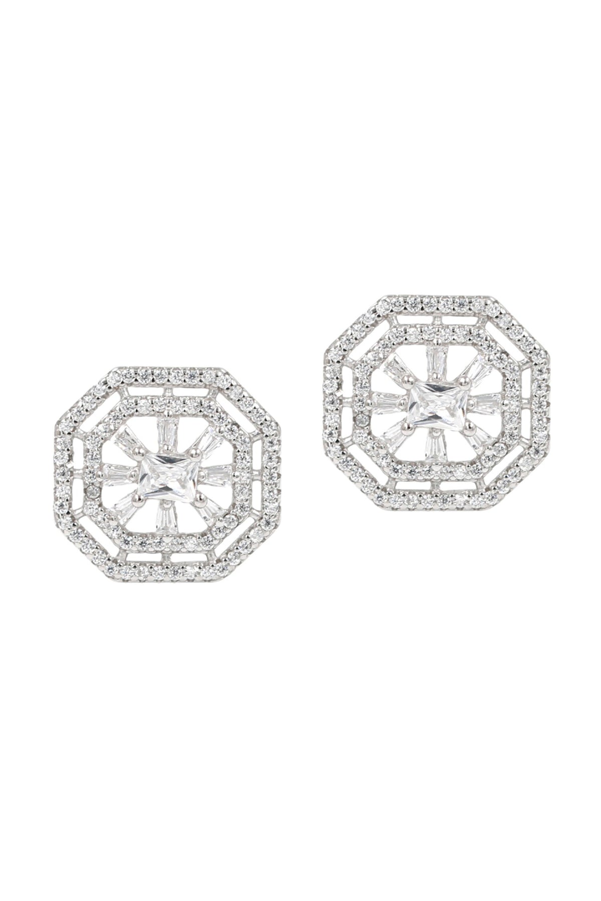 Enchanting Orbit Embellished Stud Earrings 