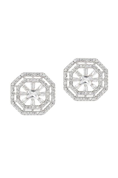 Enchanting Orbit Embellished Stud Earrings 
