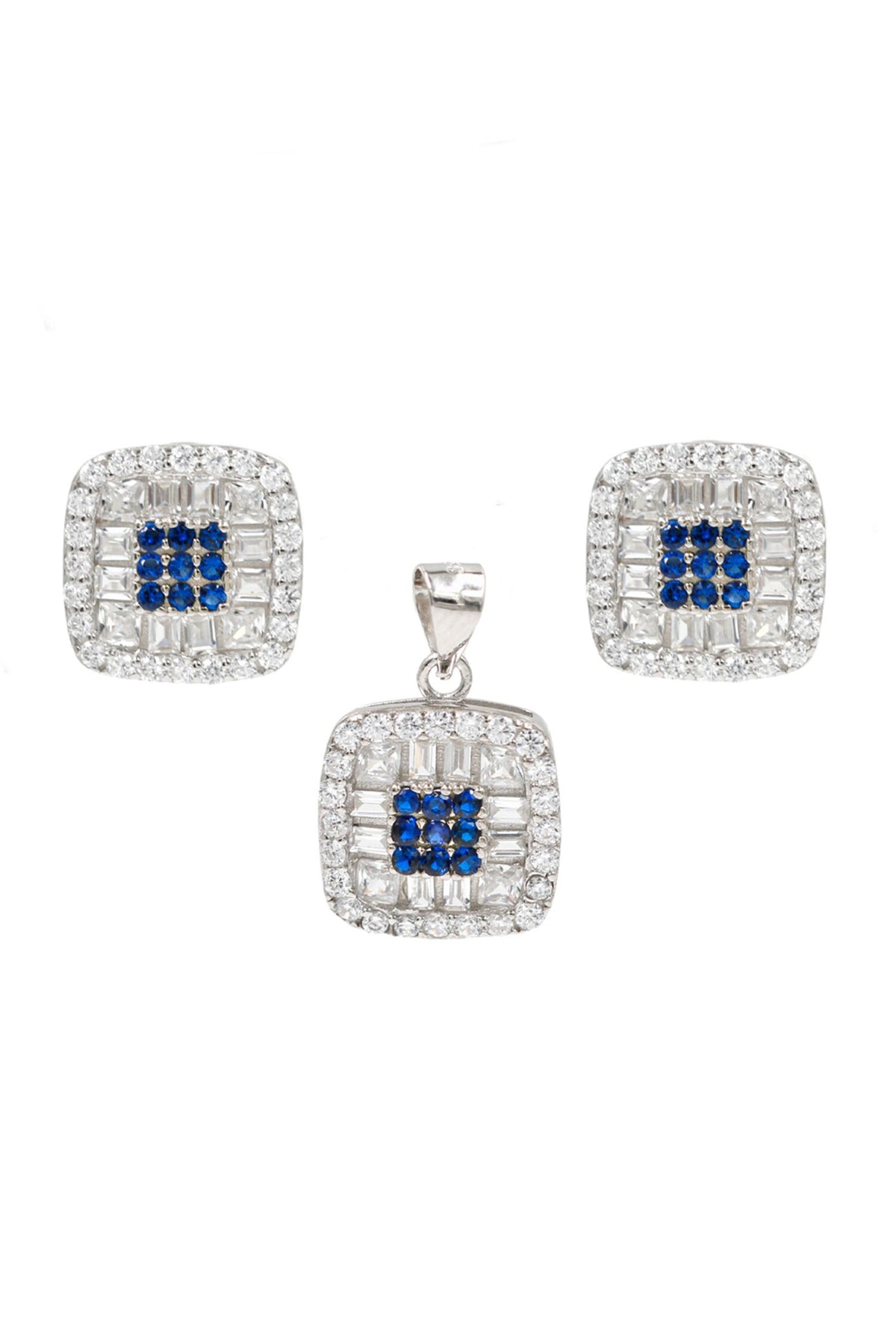 Starry Affair Square Pendant Set 