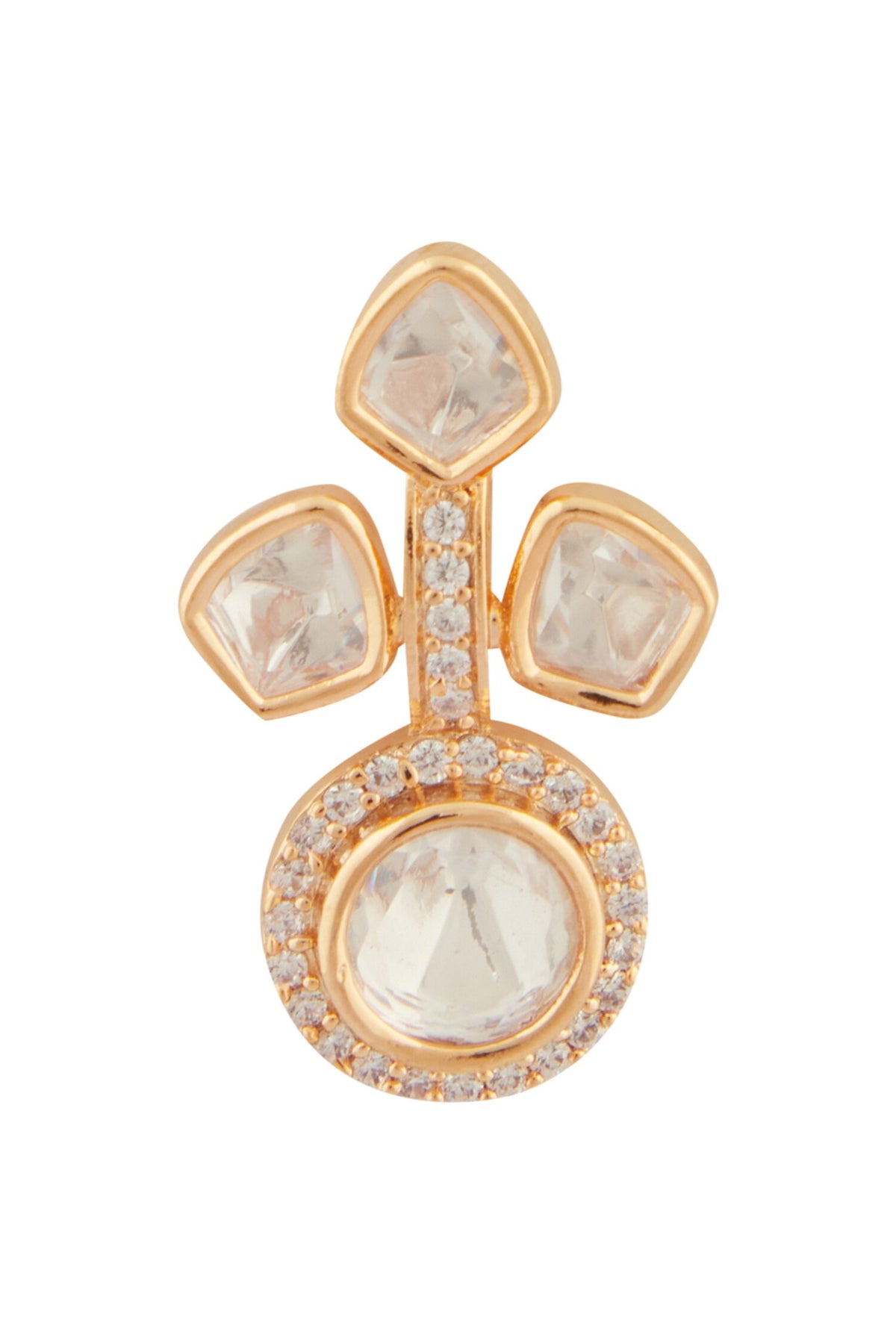 Blissful Dew Moissanite Encrusted Jewellery Set 