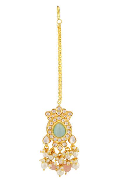 Vine Kundan Embellished Choker Jewellery Set 
