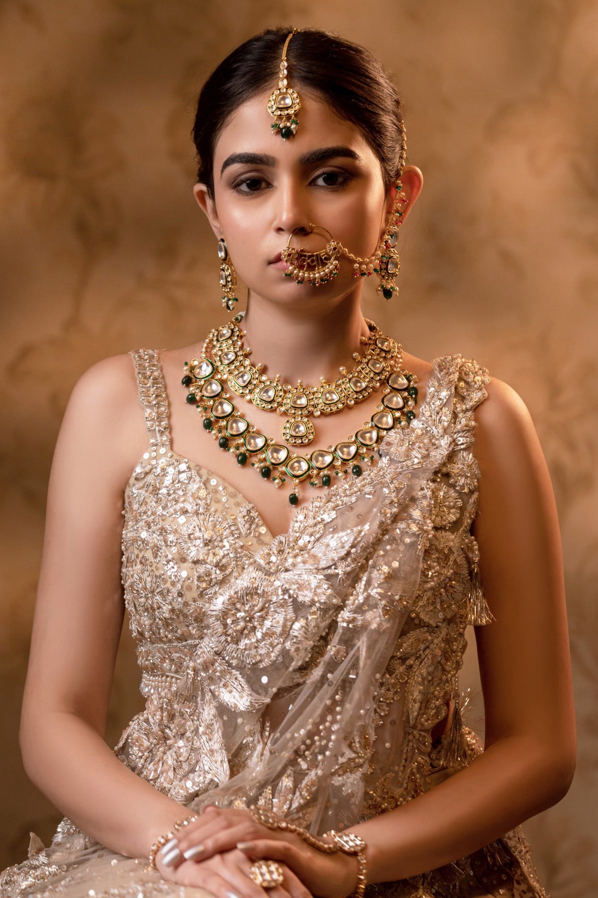 Mastani Double Layered Jewellery Set 