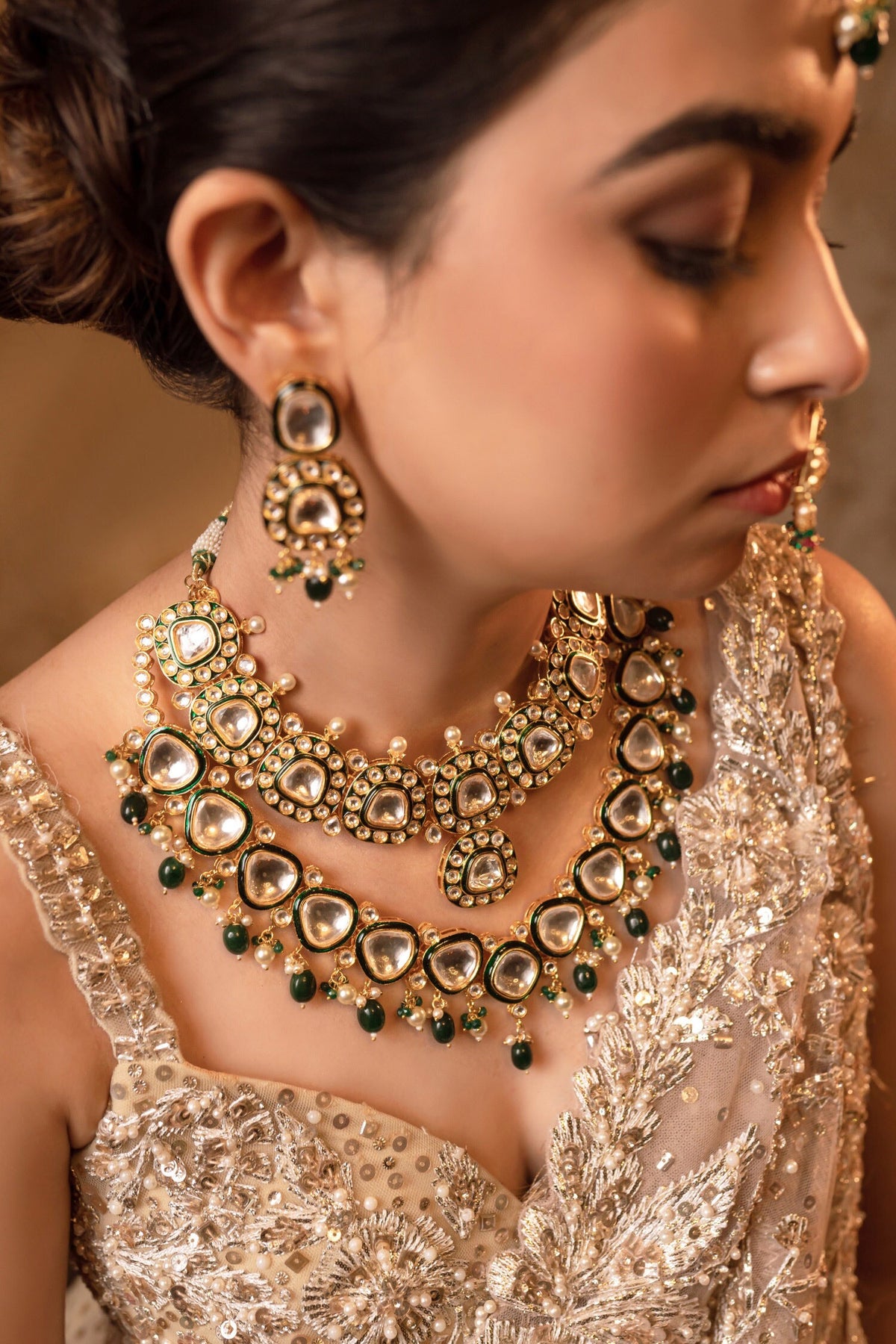 Mastani Double Layered Jewellery Set 