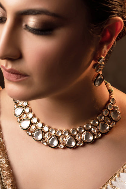 Ragini Polki Embellished Necklace Set 