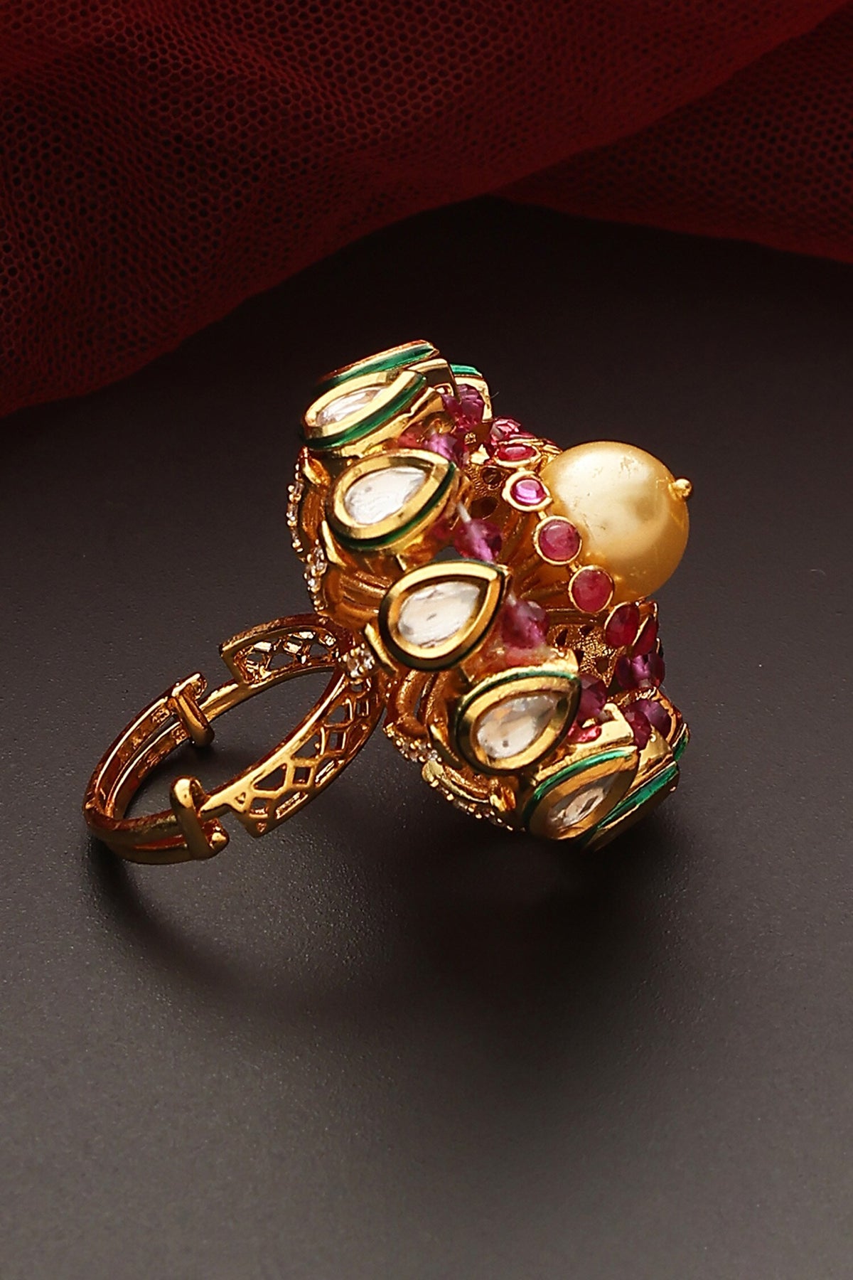 Embellished Handmade Ring 