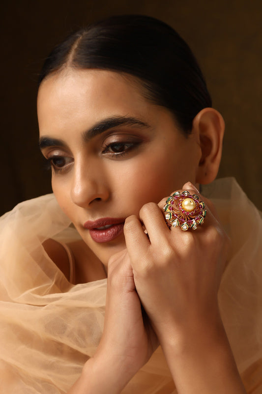 Embellished Handmade Ring 