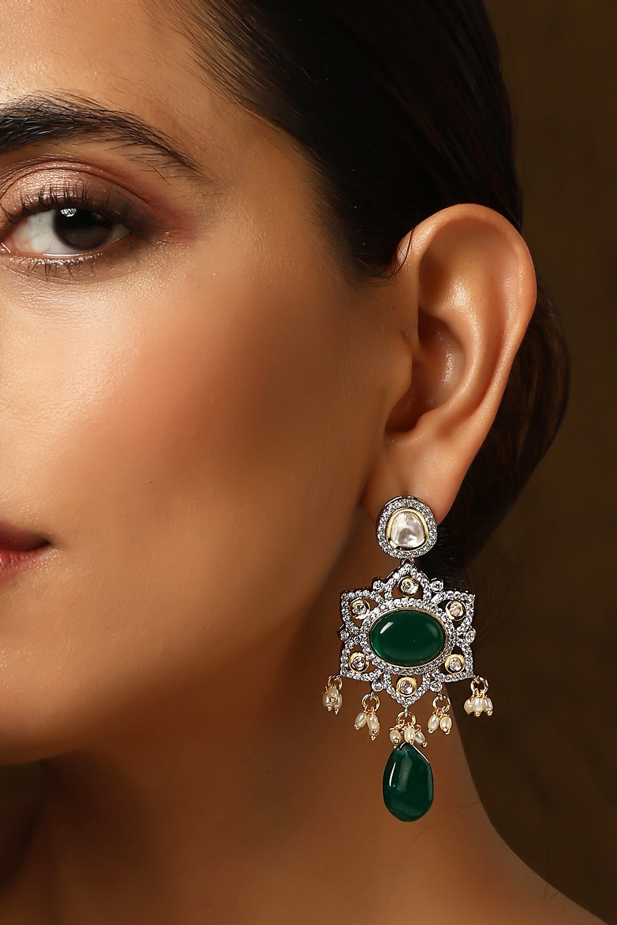 Polki Dangler Earrings 
