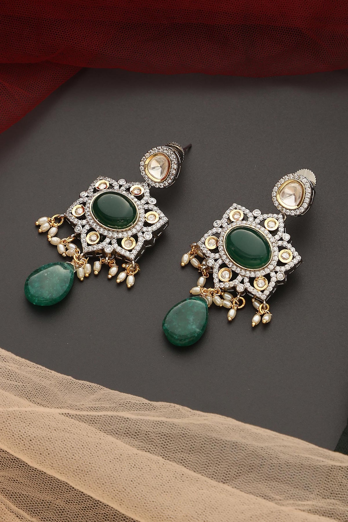 Polki Dangler Earrings 