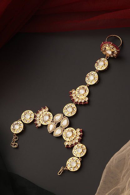 Polki Embellished Haathphool 