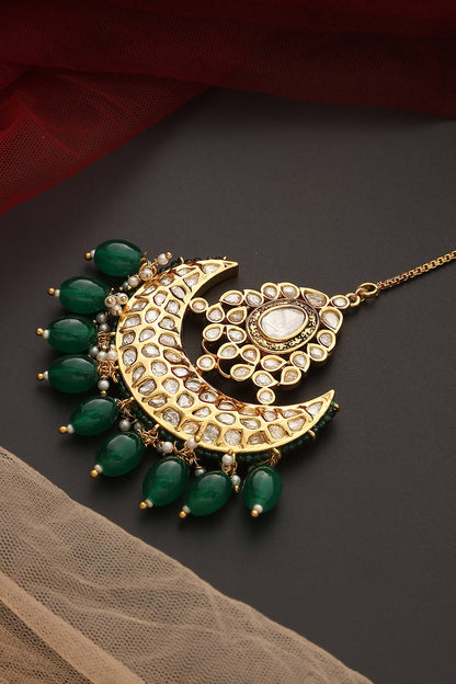 Polki Embellished Maangtikka 