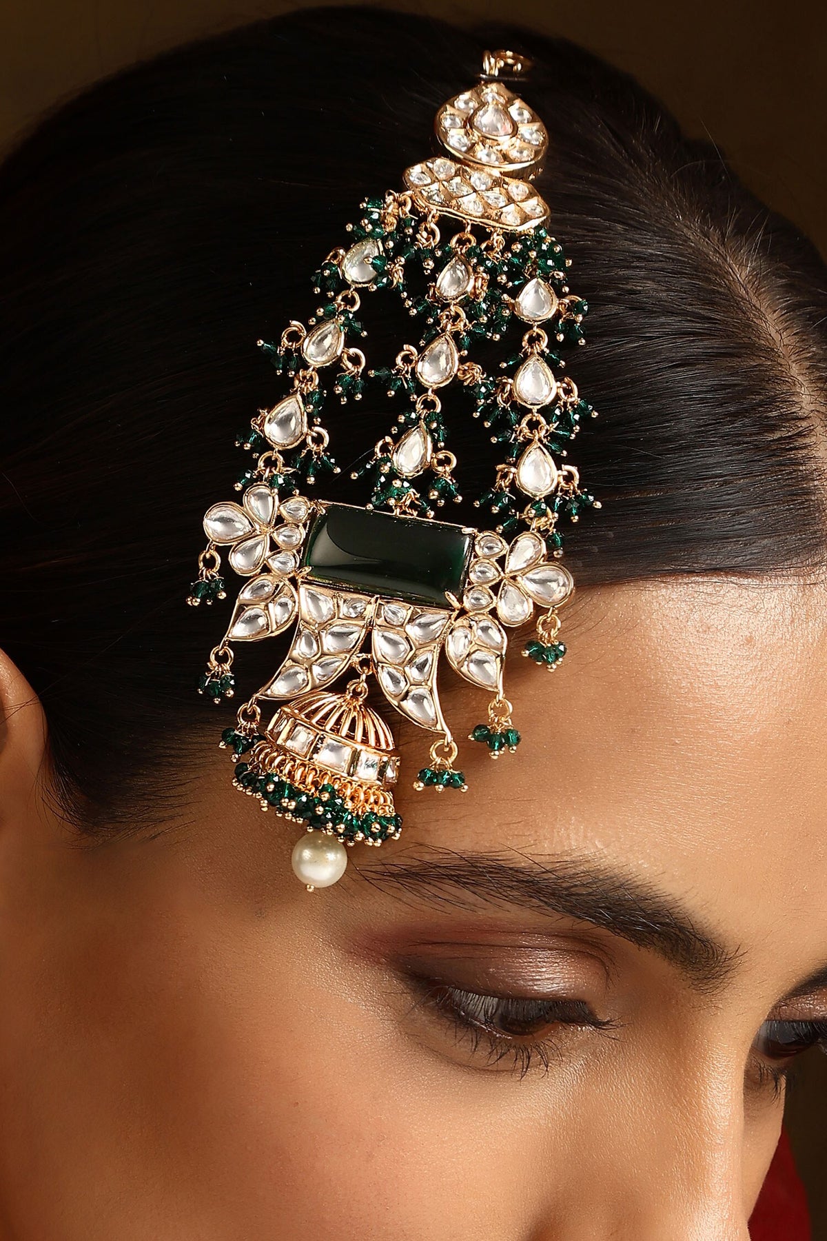 Floral Cutwork Polki Embellished Passa 