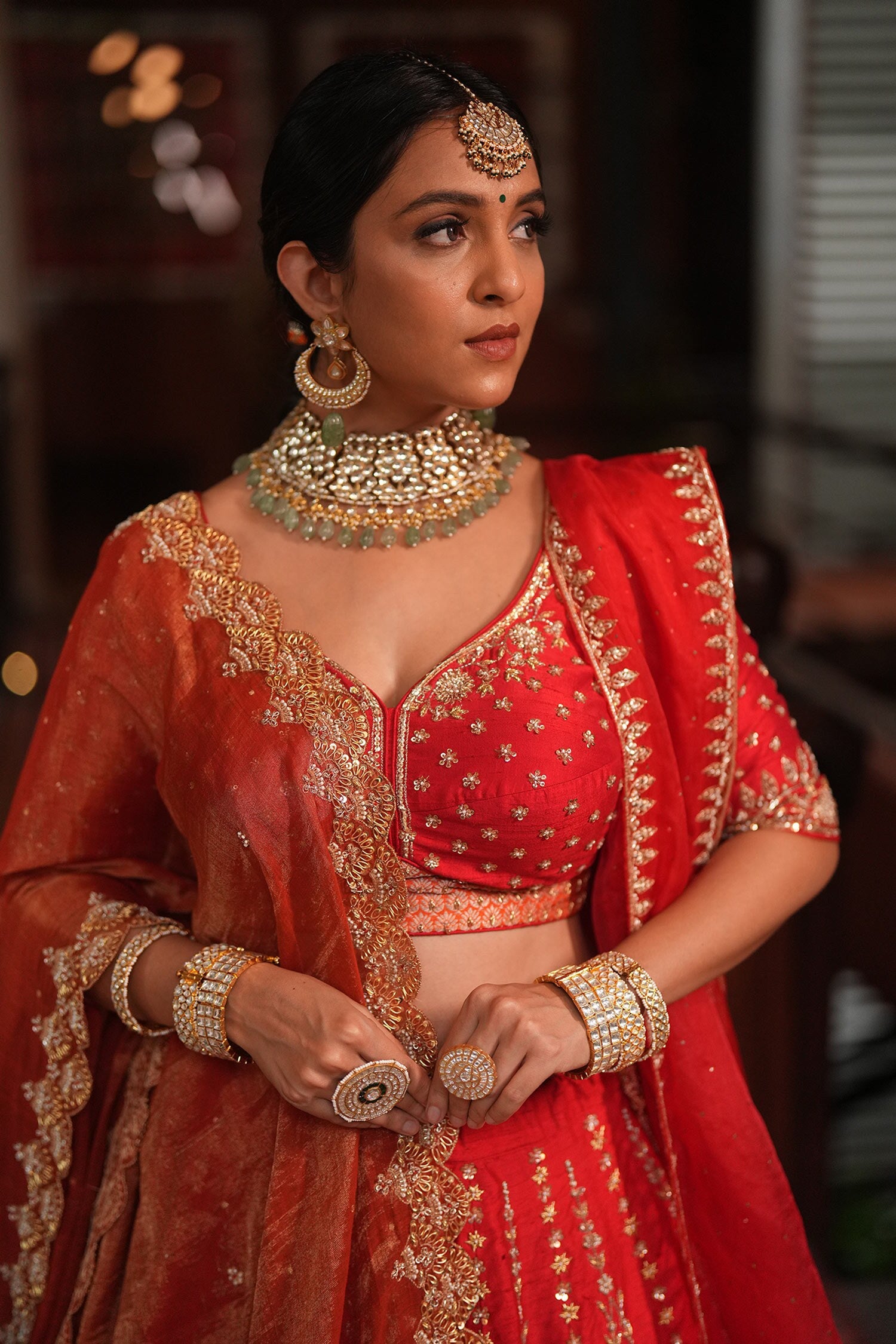 Jadtar Embellished 2 Pcs Bangles 