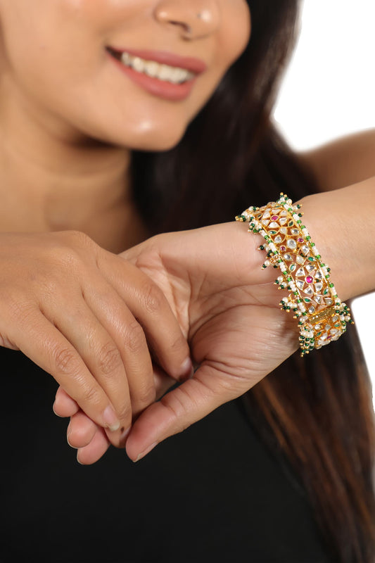 Floral Cutwork Bangle - Single Pc 